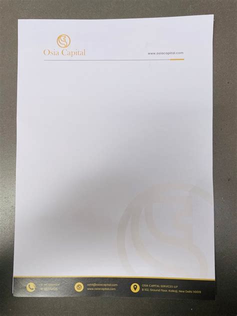 Corporate Letterhead Printing Service at Rs 2/service | letterhead ...