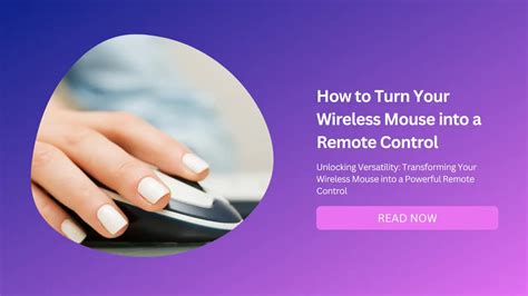 How to Turn Your Wireless Mouse into a Remote Control - Joltfly