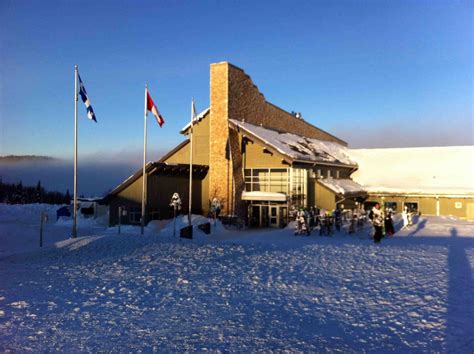 Skiing at Le Massif de Charlevoix, Quebec, Canada