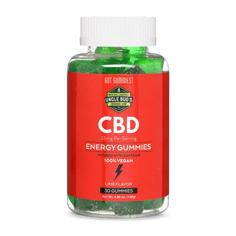 Best CBD Gummies [For Energy] - 25mg | Uncle Bud's Hemp