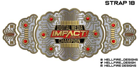 Impact Digital Media Championship Render (credit to u/HexHellfire for the render) : r/WWEGames