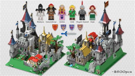 LEGO Ideas user brings another The Legend of Zelda Hyrule Castle model ...