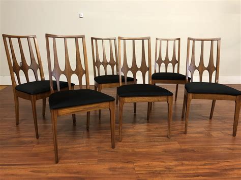 SOLD - Broyhill Brasilia Dining Chairs, Set of 6 - Modern to Vintage