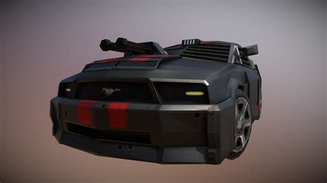 ArtStation - Mustang GT500 Death Race | Game Assets