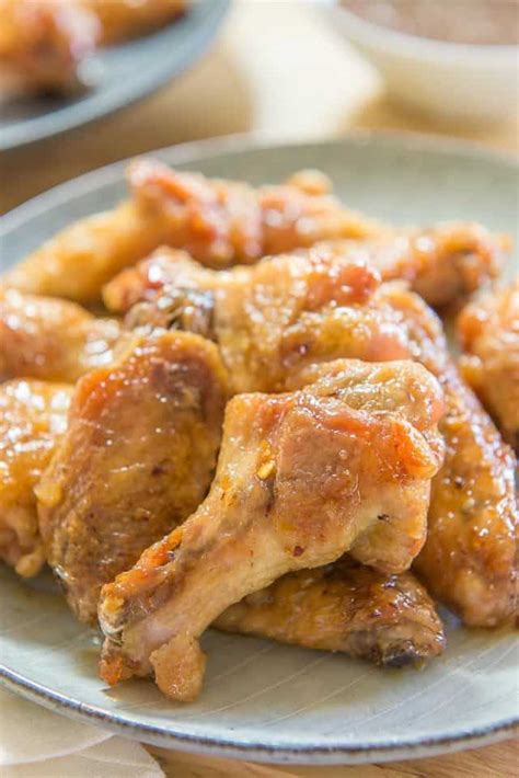 Honey Garlic Chicken Wings - Honey Garlic Wing Sauce - Fifteen Spatulas