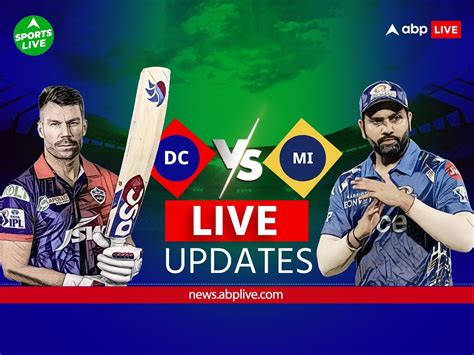 DC vs MI Score Live Updates Delhi Capitals vs Mumbai Indians IPL 2023 ...