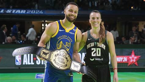 Steph Curry tops Sabrina Ionescu in NBA vs. WNBA 3-point contest