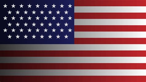 USA national flag. Flat image vector with gradient style and 3 d stars ...