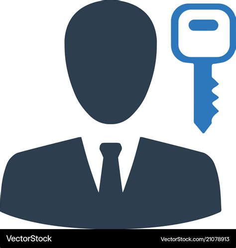 User login icon Royalty Free Vector Image - VectorStock