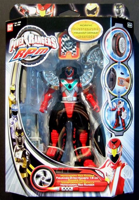 Power Rangers RPM Moto Morph Ranger / Zord Action Figure + Engine Cell ...