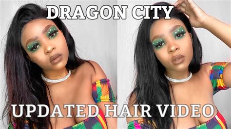 UPDATED DRAGON CITY HAIR REVIEW | 4 MONTHS REVIEW | Charleen Sithole | South African Youtuber ...