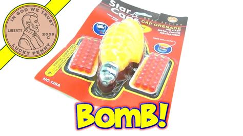 Star Caps Real Action Cap Grenade Toy - Uses Roll Caps or Strip Caps - Super Loud - YouTube