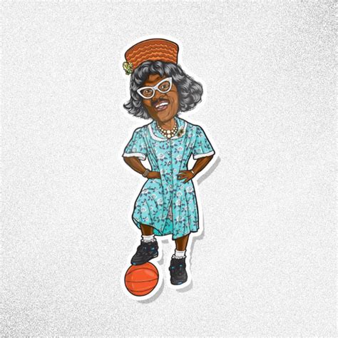 Larry Johnson as Grandmama Sticker she Got Game - Etsy