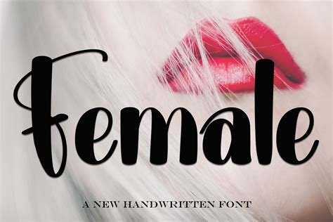 Female Font by putrasyahreza00 · Creative Fabrica