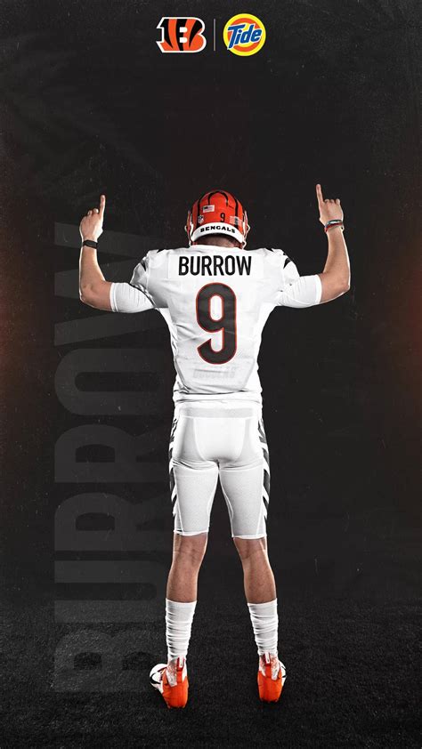 Download Cincinnati Bengals Joe Burrow Wallpaper | Wallpapers.com