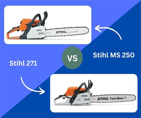 Stihl MS 271 Vs Stihl MS 250 Chainsaw - What’s the Better Option? - The Ultimate Home Living Blog