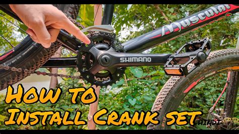 How To Install CrankSet #mtb #cycling SHIMANO 2x Square Tapered CrankSet Conversation @about_MTB ...