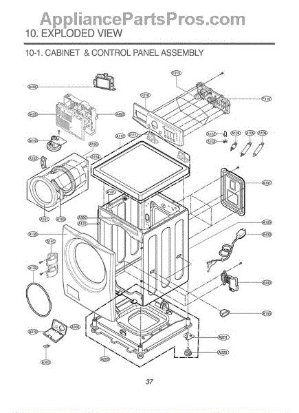 Parts for LG WM2496HSM / ATTEEUS: Section 1 Parts - AppliancePartsPros.com