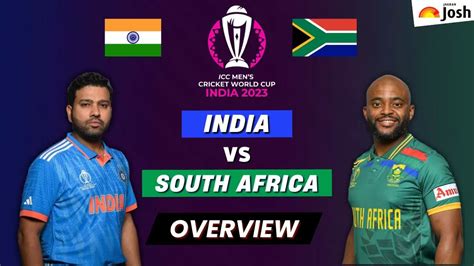 India vs South Africa World Cup 2023: Playing 11, Where to Watch, Live ...