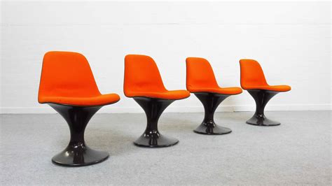 Set of 4 space age Orbit chairs by Herman Miller - 1960s - Design Market