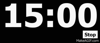 15 Minute Countdown Timer on Make a GIF