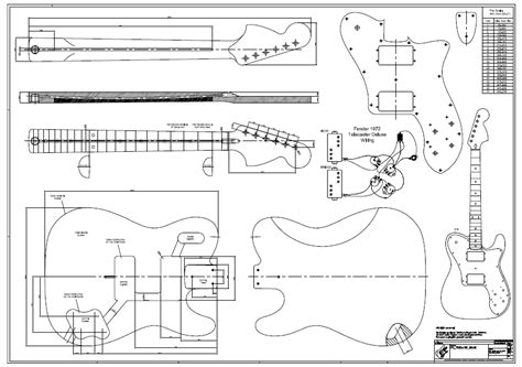 Telecaster Dimensions Plans