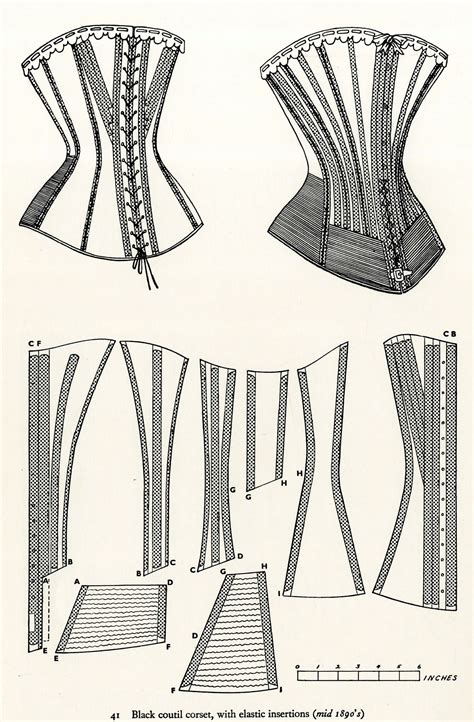 Victorian Corset Pattern