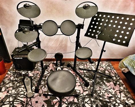 Yamaha DTX 450K electronic drum kit, Hobbies & Toys, Music & Media, Musical Instruments on Carousell