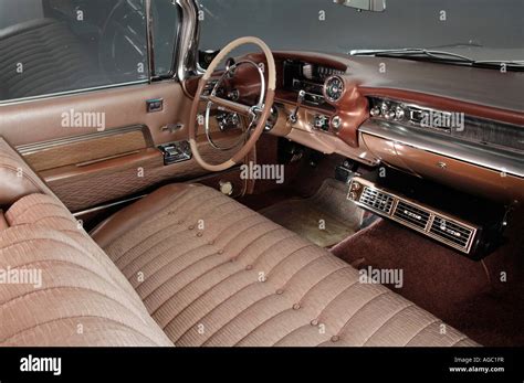 1959 Cadillac Coupe De Ville interior Stock Photo - Alamy