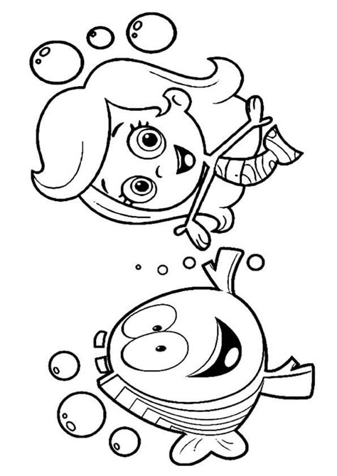 25 Free Printable Bubble Guppies Coloring Pages