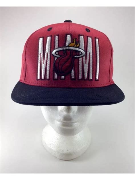 Miami Heat Snapback Hat NBA Vintage New | Snapback hats, Miami heat ...