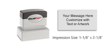 ChampFast Quick Dry Stamps | Rubber Stamp Champ