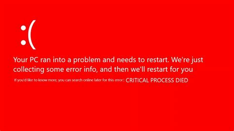 WINDOWS 10 RED SCREEN OF DEATH SOUND WITH WINDOWS VISTA/7 - YouTube