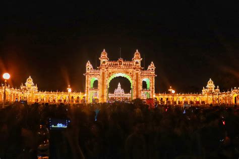 Mysore Palace view at Night - PixaHive