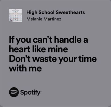 melanie martinez high school sweethearts lyrics in 2023 | Just lyrics, Pretty lyrics, Melanie ...