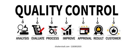 Qc Quality Control Banner Quality Control Stock Vector (Royalty Free ...