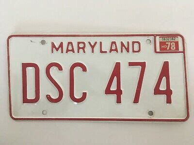 maryland license plate sticker placement