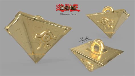 ArtStation - Yu-Gi-Oh! Millennium Puzzle (Necklace)