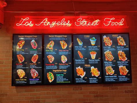 Menu at Dirt Dog restaurant, Las Vegas, S Rainbow Blvd #100