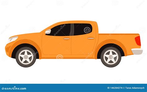 Modern Car,vector Illustration , Flat Style,profile Stock Vector ...