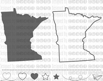 Minnesota Outline Vector at GetDrawings | Free download