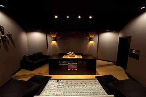 Control Room looking towards producer's desk | Recording studio design, Home studio setup ...