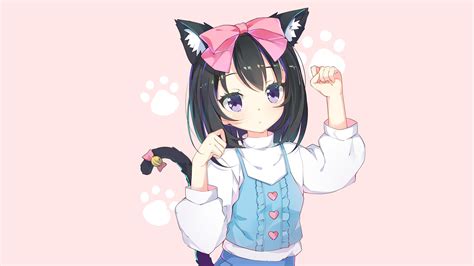 Anime Cute Cat Girl Wallpapers - Wallpaper Cave