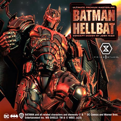 Ultimate Premium Masterline Batman (Comics) Batman Hellbat "Concept Design by Josh Nizzi ...