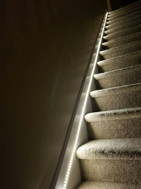 Pin by Netty on lighting | Staircase design, Stair lights, Stairway design