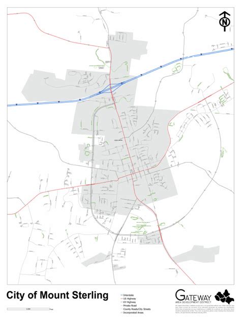 Mount Sterling City Map | PDF