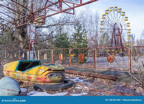 Abandoned Amusement Park in Pripyat, in Chernobyl Exclusion Zone ...