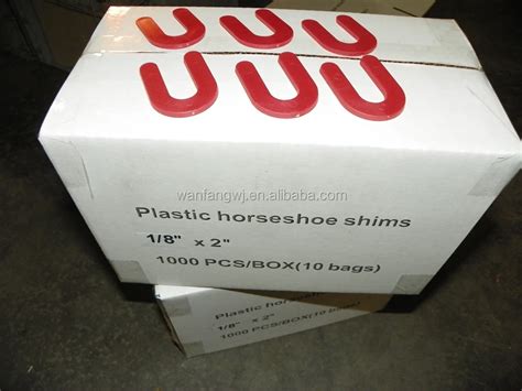 Leveling Shims/plastic Shims In Horseshoe Shape - Buy Plastic Horseshoe Shims In Several Size ...