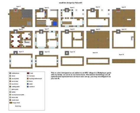 47+ Minecraft House Floor Plan Ideas, Great House Plan!