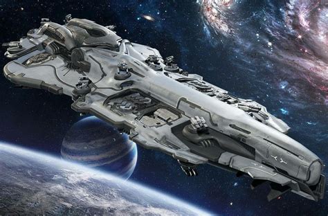 Pin by Jeff Ruch on Starships, Fighters, and Other Futuristic Vehicles | Space ship concept art ...